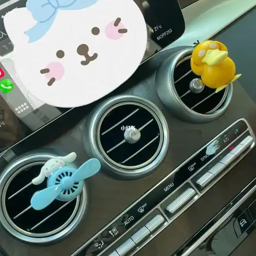 miniso车载香薰_车载香薰_香皂_玉桂狗_名创优品怎么样_收纳盒_玩偶