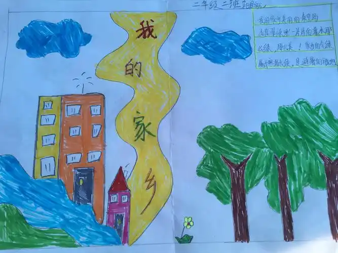 二二班语文创新作业—画家乡