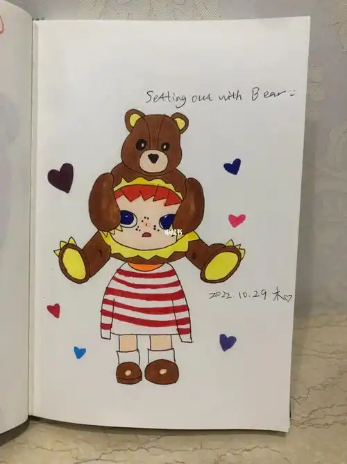 马克笔手绘小野二代盲盒