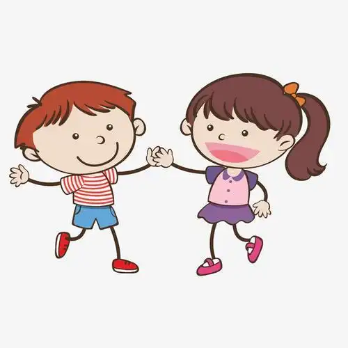 小朋友拍拍手简笔画