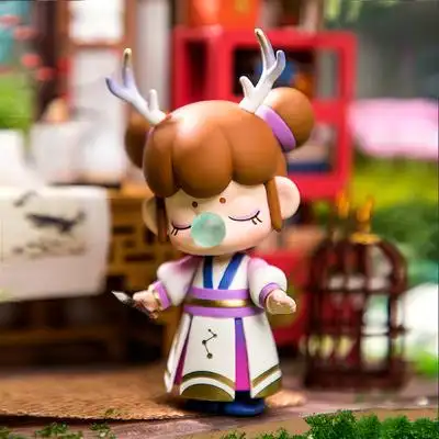 正版若来nanci囡茜林深不知处系列盲盒鼻涕泡狐仙手办公仔女礼物