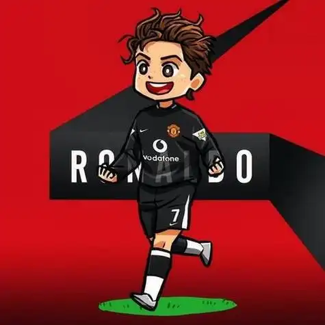 c罗卡通漫画小小罗时代曼联头像