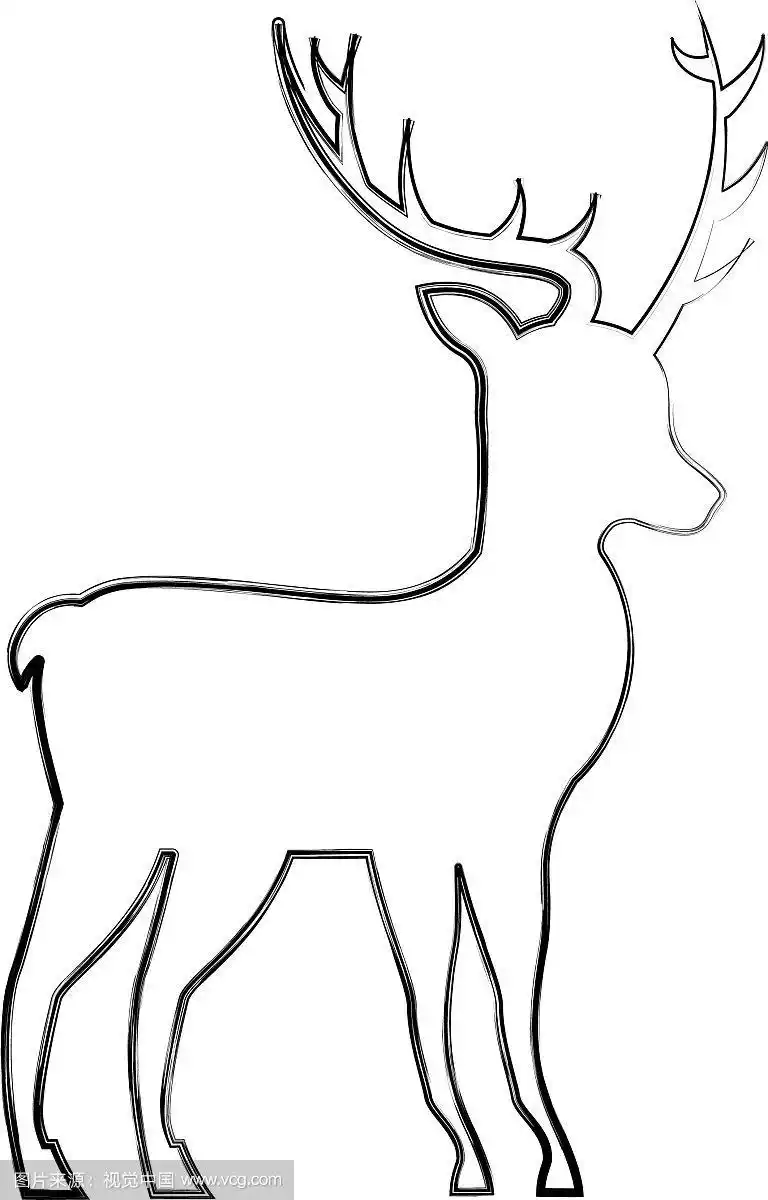 圣诞装饰动物鹿角