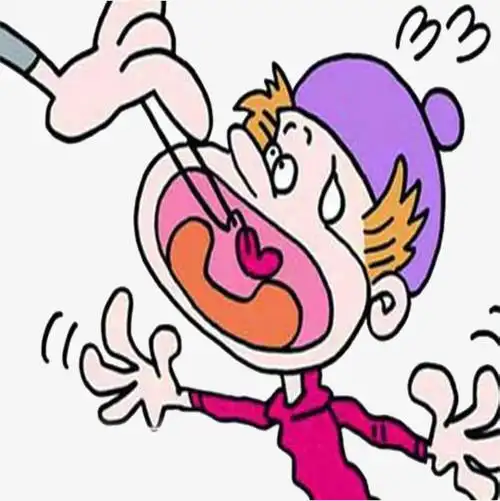 桶喉咙图片卡通搞笑