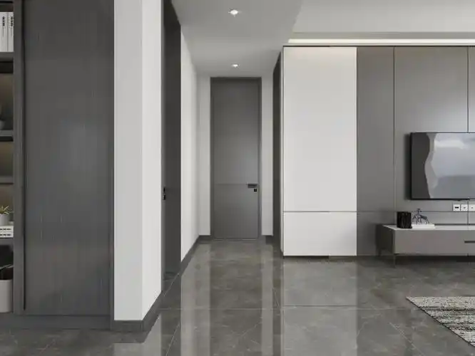 tata木门极简高级灰设计侘寂风装修效果图