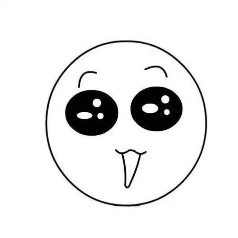 简笔画表情包微笑