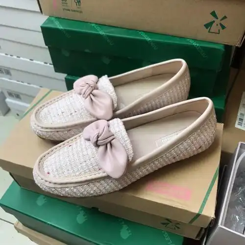 hotwind热风撤柜断码清仓女鞋圆头蝴蝶结浅口套真皮单鞋