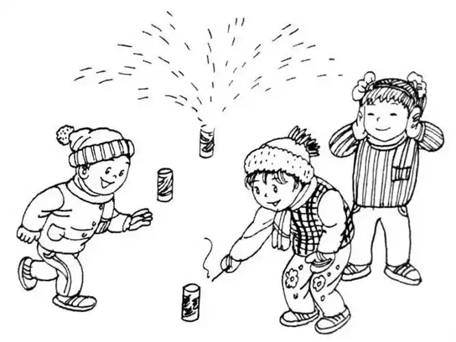 最新关于春节的简笔画关于春节的简笔画手抄报