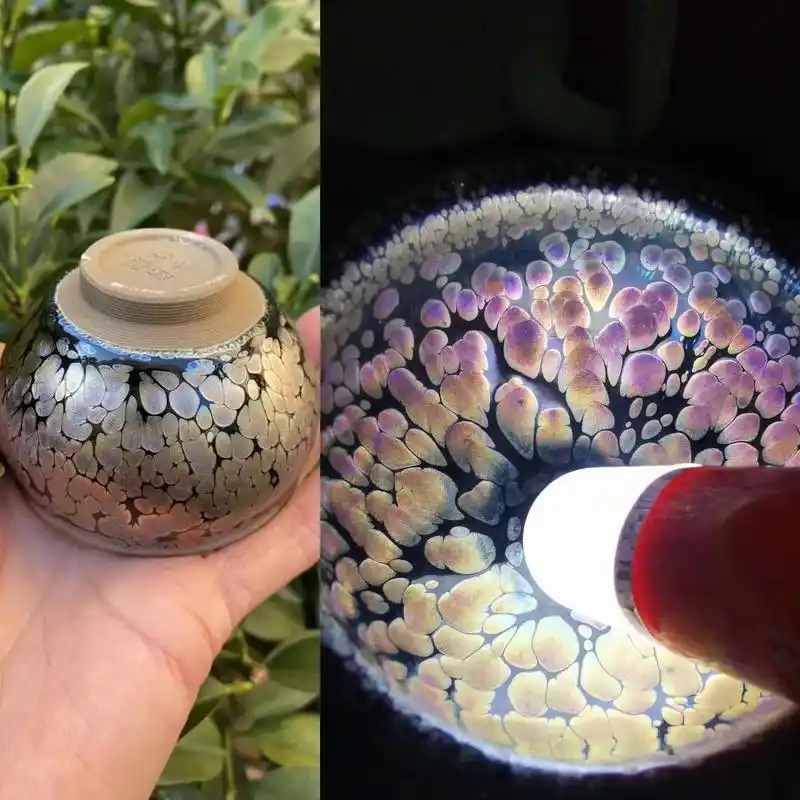 建盏各种经典釉面养出彩效果前后对比 - 抖音