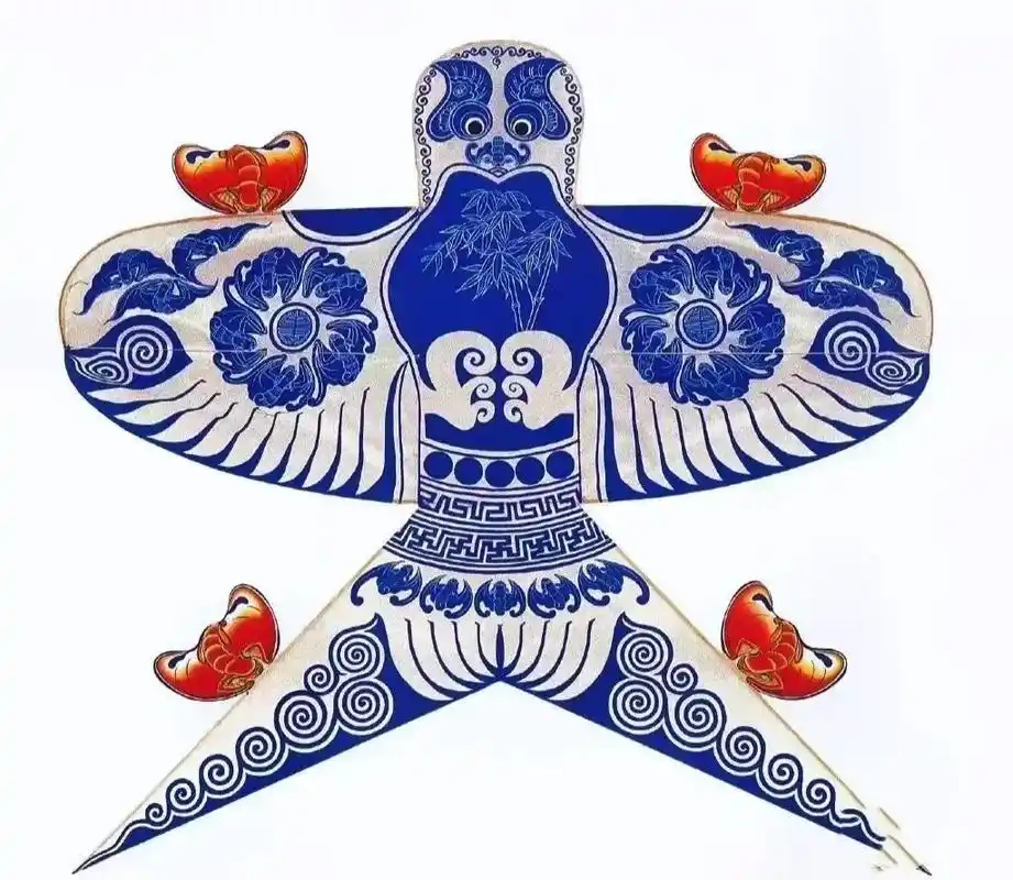 中国传统纹样纸鸳风筝