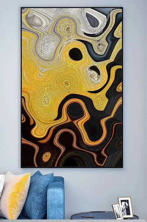 时尚高端大气抽象装饰画