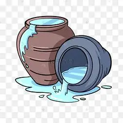 手绘蓄水陶罐水缸