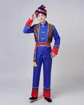 成人男士布依族演出56个少数民族特色传统表演服饰舞蹈民族服装