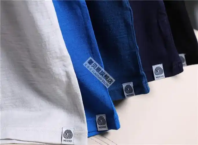 美利奴t恤男式大码美利奴羊毛短袖polo衫户外翻领速干透气抑味运动t恤