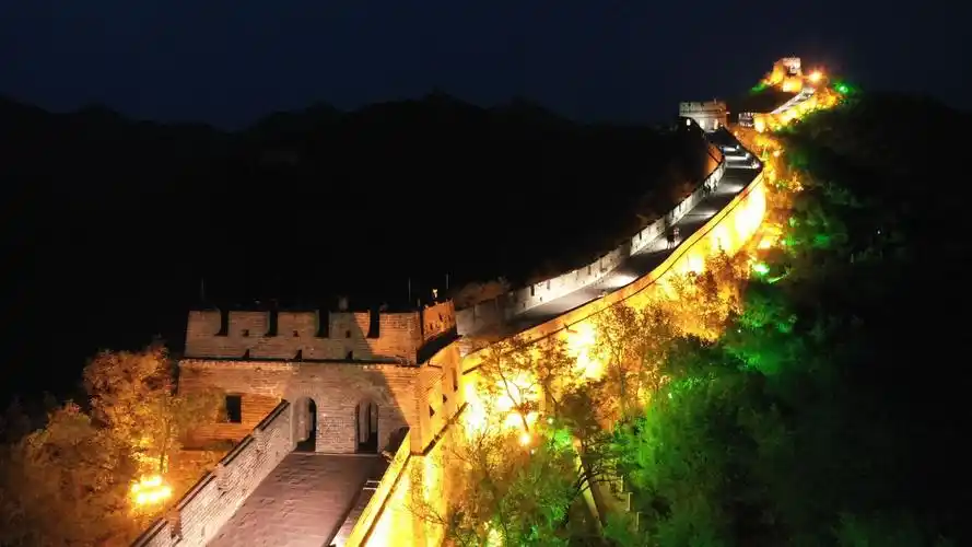 夜经济延庆八达岭点亮夜游模式