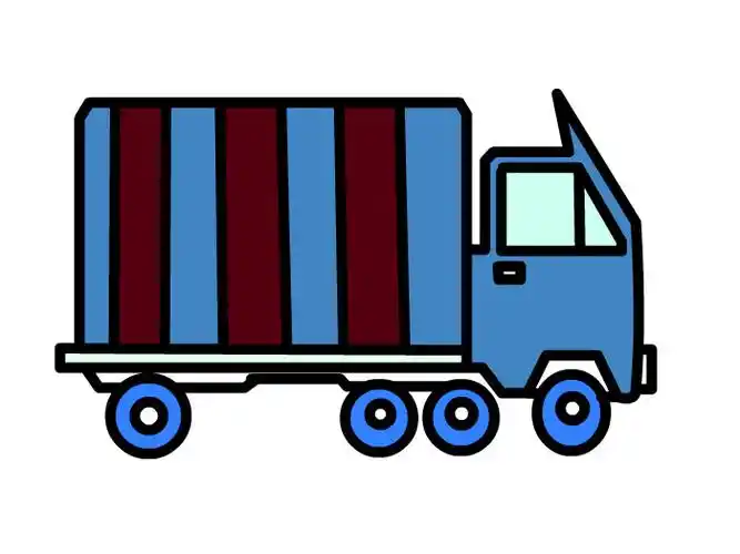 大货车怎么画 ,大货车简单画法, 大货车简笔画-养娃家