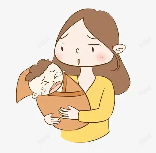 妈妈抱哭宝宝