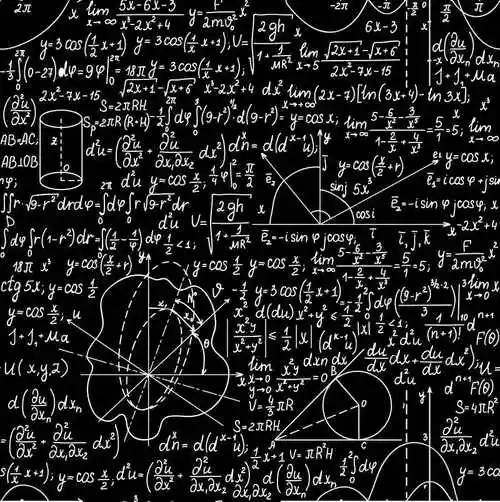 抽象矢量数学公式元素背景设计