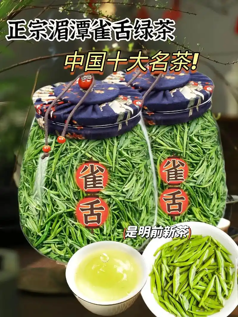 【鲜香四溢,茶中臻品】湄潭雀舌绿茶新茶,是产地直发!