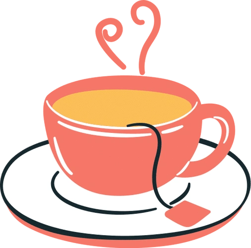 vector cafe element tea cup