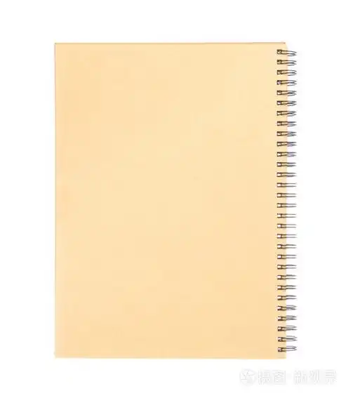 孤立在白色的空白书