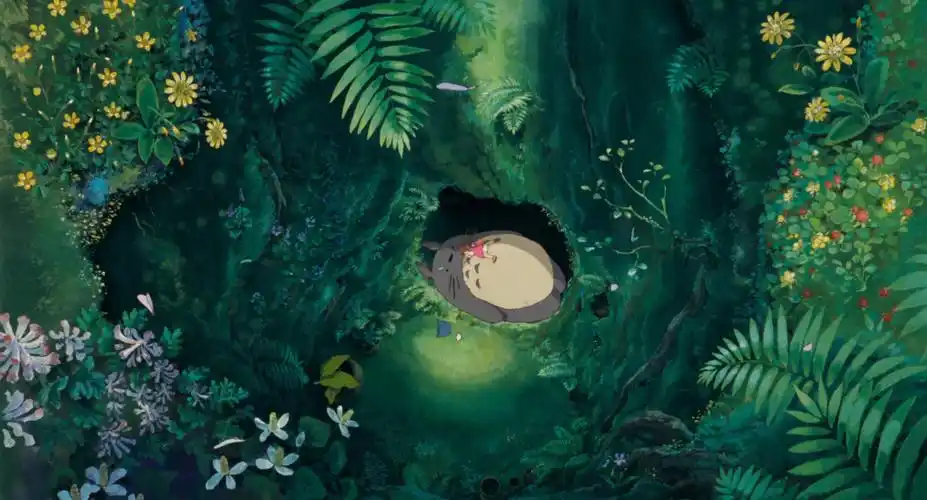 龙猫一起大笑可怕的东西就会跑光