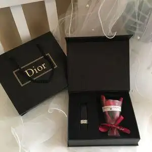 专柜dior迪奥999口红唇膏香水气垫礼盒空盒子手提袋礼袋礼品盒