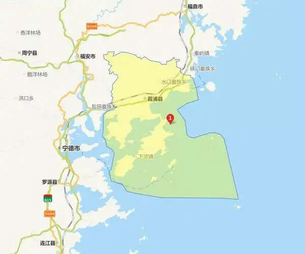 霞浦县(xiapu county),别名福宁府,是福建省宁德市下辖县之一,位于