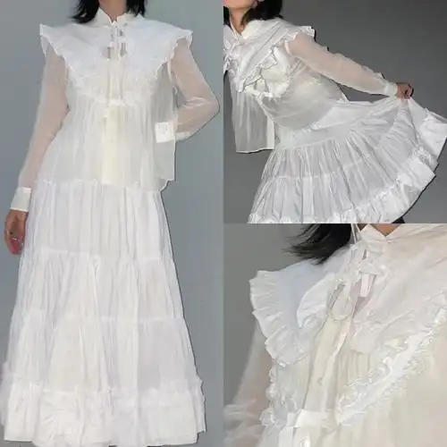 commedesgar04ons纯白白雪公主上学穿搭