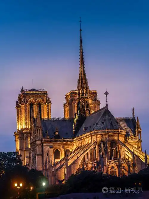 巴黎圣母院大教堂照片-正版商用图片09kxee-摄图新视界