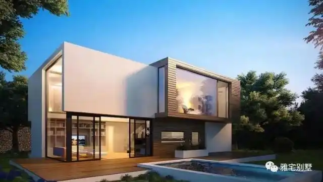 10款两层现代主义风格别墅外观效果,不一样的现代美