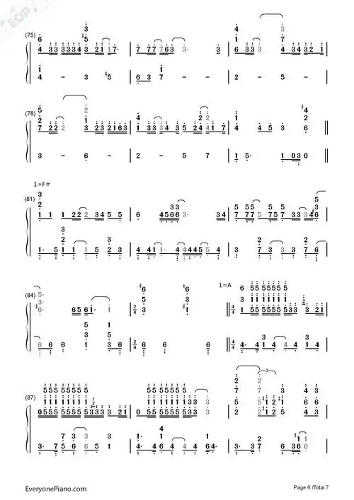 rain-言叶之庭主题曲双手简谱预览6