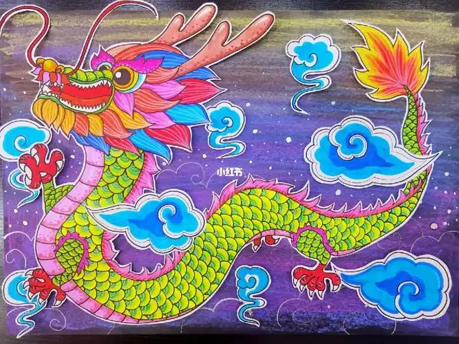 端午节创意画#创意美术  #7 -8岁儿童