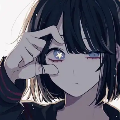 动漫女头高冷霸气黑衣 冷艳女生动漫头像冷酷帅气