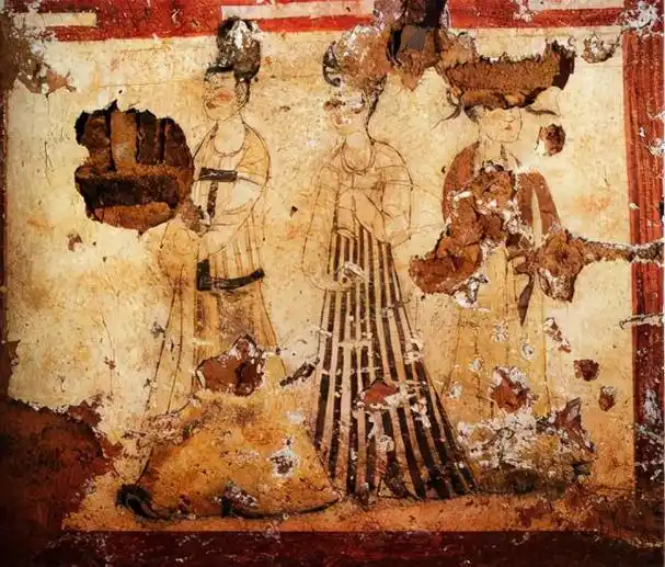 房陵公主墓中的壁画