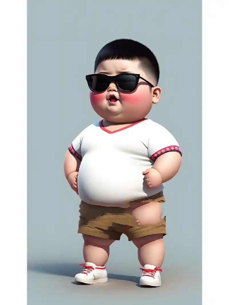 可爱胖宝宝头像#想不想捏一捏#夏天碎花#墨       优质头像