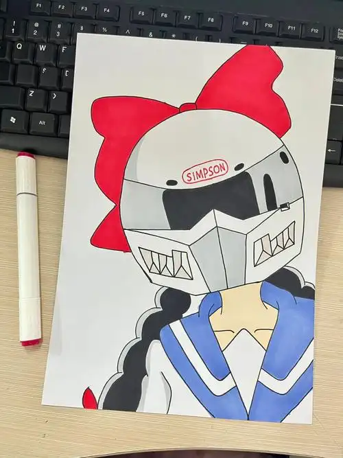 马克笔  #临摹  #简笔画  #简笔画教程  #画个简笔画  #画画的日常