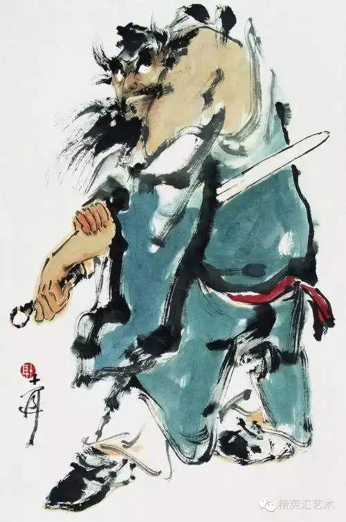 林跃平绘画"第一钟馗"