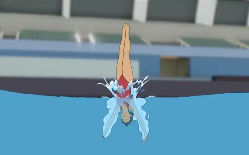 【原创动画】以全红蝉为原型的跳水动画