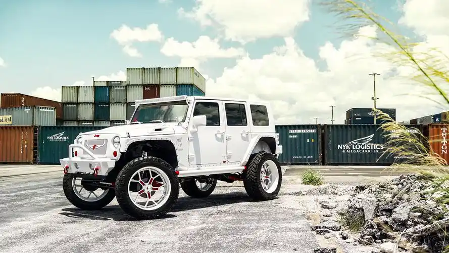 炫酷汽车吉普牧马人越野高清电脑壁纸图片下载