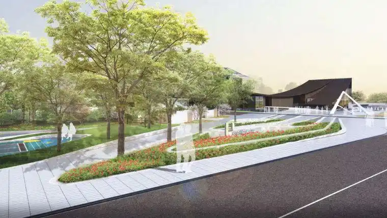 广场入口效果图2