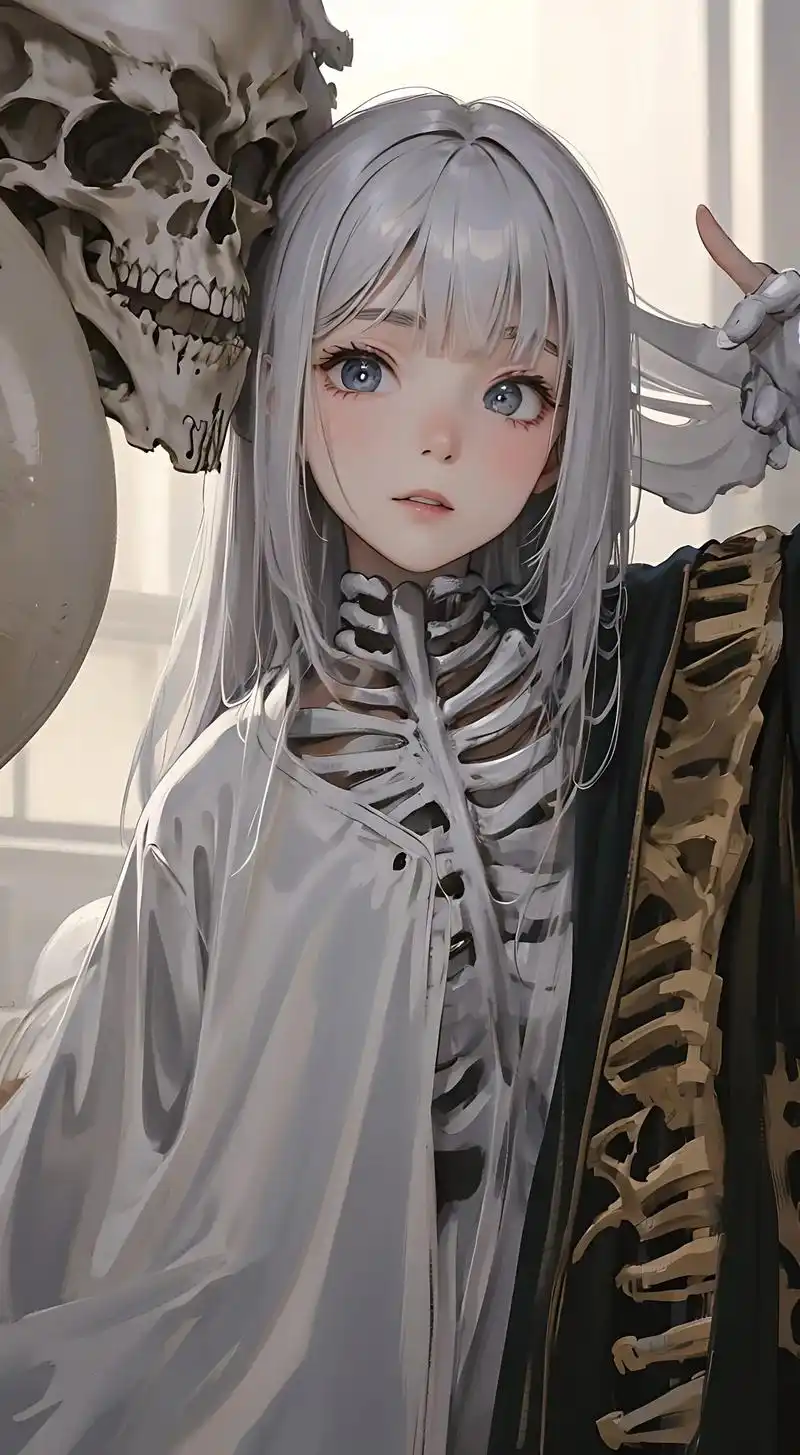 二次元 #好图分享 #御姐 #原创动画 #骷髅女孩 - 抖音