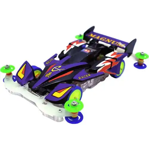 无图 官方标配 马达迷你四驱车四驱兄弟拼装改装赛车玩具跑道组装