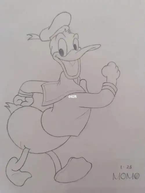 唐老鸭  #简笔画  #小红薯的日常  #小红薯队长  #迪士尼卡通手绘