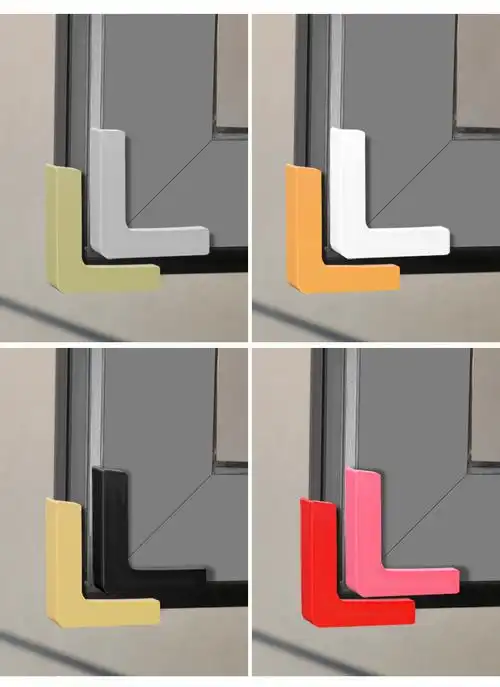 断桥铝窗户护角防撞角防磕碰包铝合金门窗玻璃直角保护套内开窗角