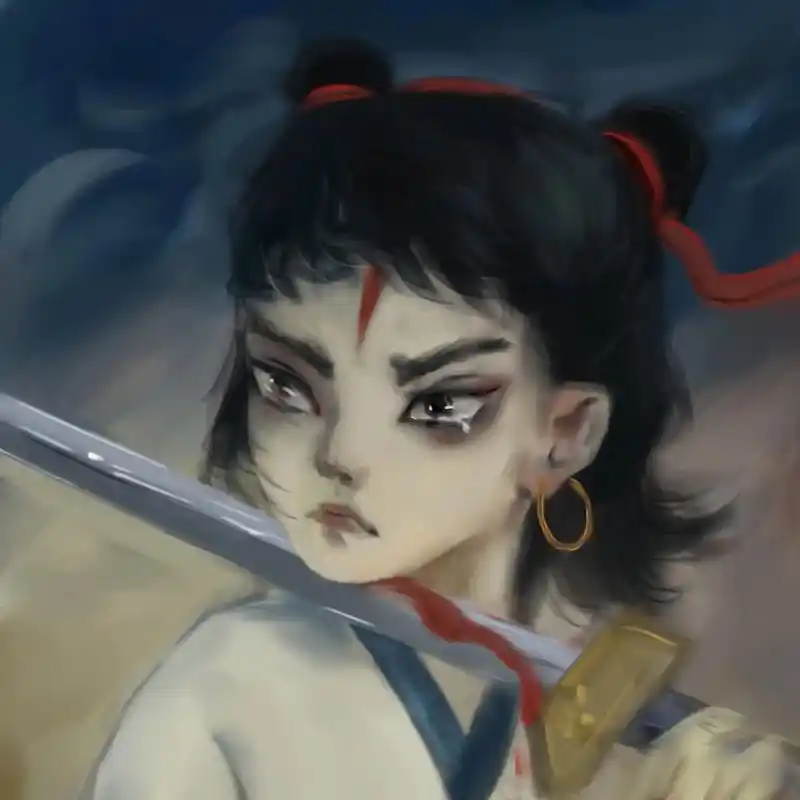 莲花瓣瓣向刃锋 消我洋洋三千恨(临摹)#哪吒 #哪吒自刎 # - 抖音