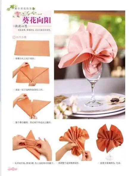 餐巾折花的内容简介