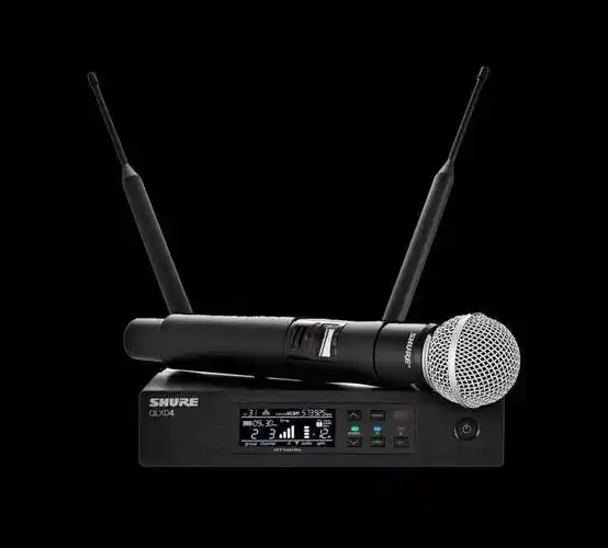 舒尔shure qlxd24/sm58 一拖一数字无线手持话筒_频率_接收机_通道