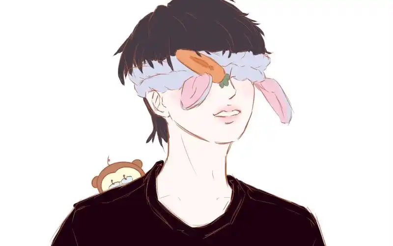 【中国boy】恰饭时的发带蒙眼猩