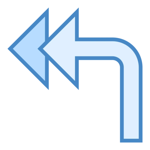 全部回复箭头 蓝色图标 (png,矢量)